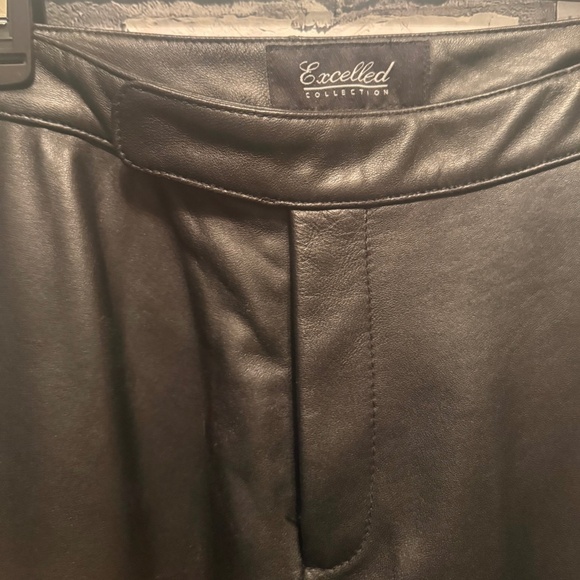 Brand New with tags. soft  leather pants - Picture 4 of 11